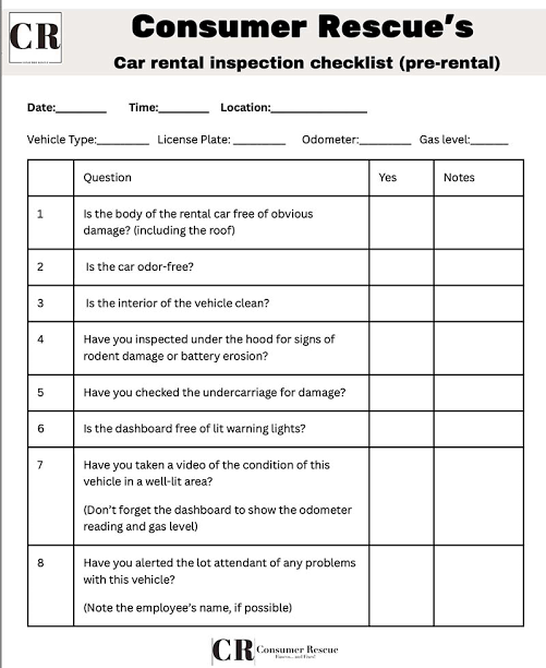 Rwanda Rental Car Checklist: